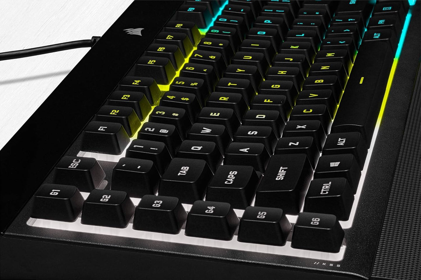 Teclado Gaming Corsair K55 RGB Pro - Retroiluminación RGB y Teclas Macro