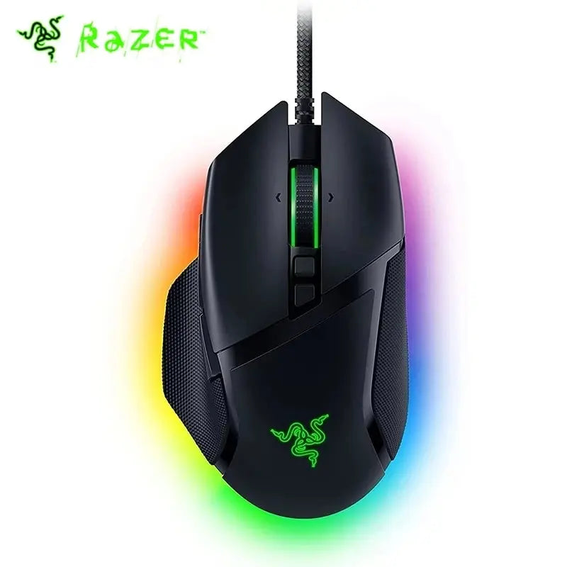 Razer Basilisk V3 - Ratón Gaming Personalizable con Ergonomía Avanzada y Sensor Óptico de 26K DPI