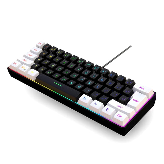 Teclado Gaming RGB con Teclas Multimedia y Resistente al Agua