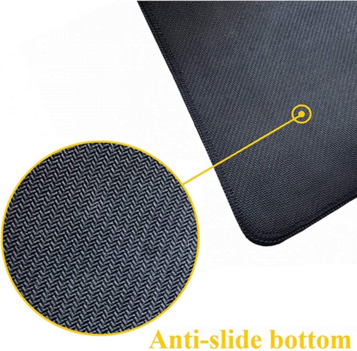 Mouse Pad Gaming XXL (35x17 In) - Antideslizante, Resistente al Agua, Diseño Topográfico