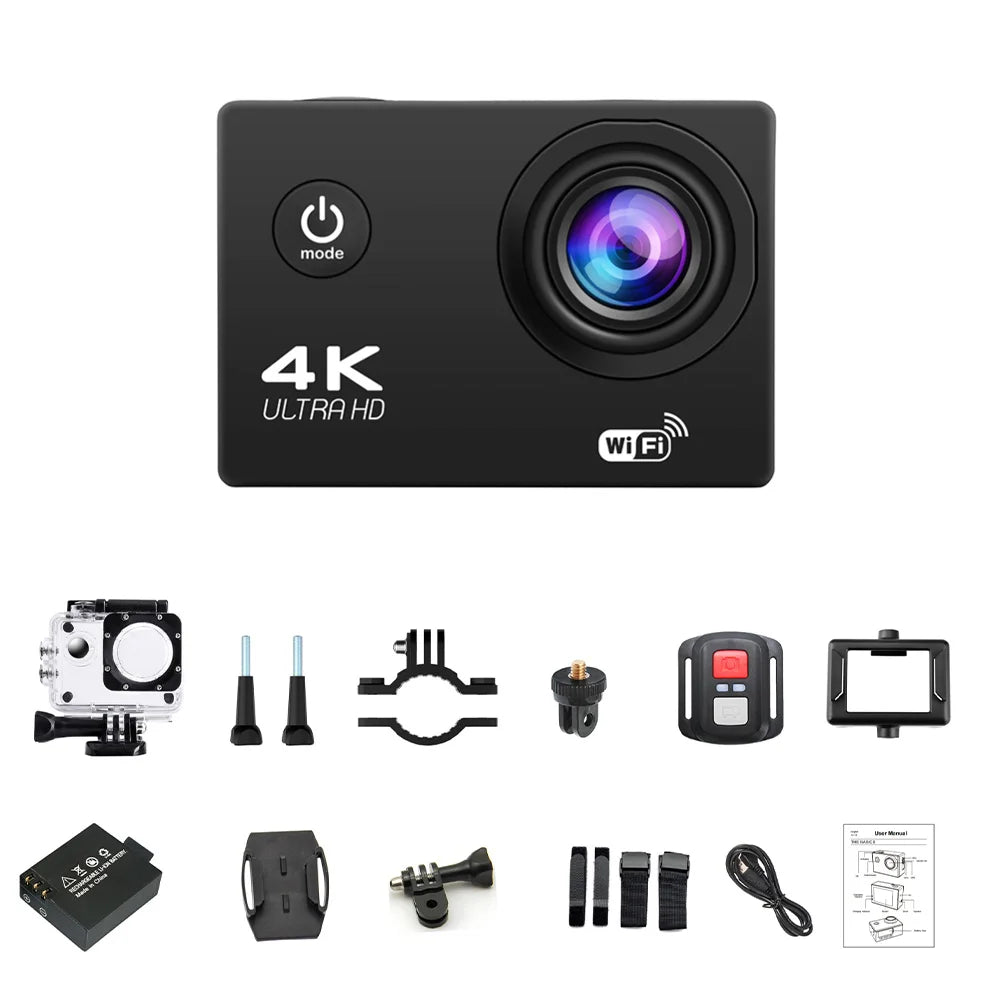 AquaPro 4K Action Camera Kit